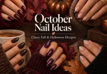 October Nail Ideas 2026: 25 Classy Fall & Halloween Designs October Nail Ideas